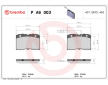Sada brzdových destiček, kotoučová brzda BREMBO P A6 003