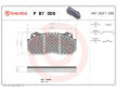 Sada brzdových destiček, kotoučová brzda BREMBO P B7 006
