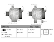Alternátor DENSO DAN1013