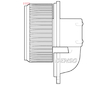 vnitřní ventilátor DENSO DEA09022