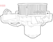 vnitřní ventilátor DENSO DEA20003