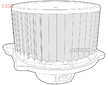 vnitřní ventilátor DENSO DEA41012