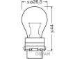 Žárovka, světlo denního provozu / obrysové světlo OSRAM 3757AK