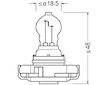 Žárovka, světlo denního provozu / obrysové světlo OSRAM 2504