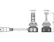 Zarovka, svetla pro denni sviceni ams-OSRAM 64219DWNBSM-2HB