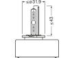 Zarovka, mlhovka ams-OSRAM 66540