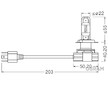 Žárovka, světla pro denní svícení OSRAM 9726CW