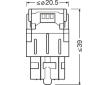 Žiarovka, denné svietenie/pozičné svetlo ams-OSRAM 7515DWP-2BL