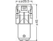 Žárovka, světlo denního provozu / obrysové světlo ams-OSRAM 7528DRP-2BL
