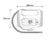 Pneuhustič s manometrom ams-OSRAM OTI2120