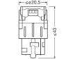 Žiarovka, denné svietenie/pozičné svetlo ams-OSRAM 7505DYP-02B