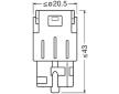 żiarovka prídavného brzdového svetla ams-OSRAM 7504DYP-02B