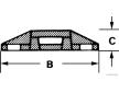 Upevnovaci sokl, kabelova svorka HERTH+BUSS ELPARTS 50265720