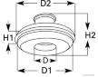 Těsnicí / ochranná zátka HERTH+BUSS ELPARTS 50280217
