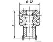 Těsnicí / ochranná zátka HERTH+BUSS ELPARTS 50282039099