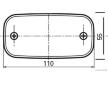 Boční obrysové světlo HERTH+BUSS ELPARTS 82710075