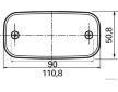 Boční obrysové světlo HERTH+BUSS ELPARTS 82710321