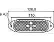 Boční obrysové světlo HERTH+BUSS ELPARTS 82710336