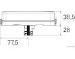 Zadní světlo HERTH+BUSS ELPARTS 83840014