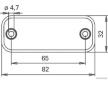 Osvětlení poznávací značky HERTH+BUSS ELPARTS 84750008