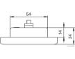 Osvětlení poznávací značky HERTH+BUSS ELPARTS 84750008