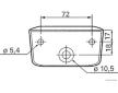 Osvětlení poznávací značky HERTH+BUSS ELPARTS 84750018