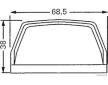 Osvětlení poznávací značky HERTH+BUSS ELPARTS 84750028