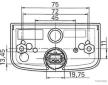 Osvětlení poznávací značky HERTH+BUSS ELPARTS 84750048