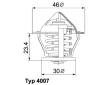 Termostat, chladivo WAHLER 4007.80D