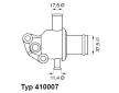 Termostat, chladivo BorgWarner (Wahler) 410007.87D