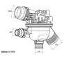 Termostat, chladivo BorgWarner (Wahler) 411574.102D