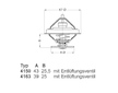 Termostat, chladivo BorgWarner (Wahler) 4163.79D