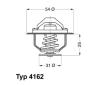 Termostat, chladivo BorgWarner (Wahler) 4162.79D