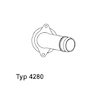 Termostat, chladivo BorgWarner (Wahler) 4280.85D