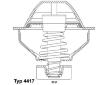 Termostat, chladivo BorgWarner (Wahler) 410289.81D