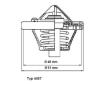 Termostat, chladivo WAHLER 4457.82D