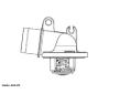 Termostat, chladivo BorgWarner (Wahler) 4630.87D