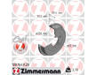 Brzdový bubon ZIMMERMANN 100.1649.20