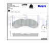 Sada brzdových platničiek kotúčovej brzdy DELPHI LP1046