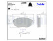 Sada brzdových platničiek kotúčovej brzdy DELPHI LP1418