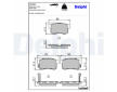 Sada brzdových destiček, kotoučová brzda DELPHI LP1507