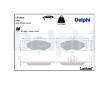 Sada brzdových platničiek kotúčovej brzdy DELPHI LP1604