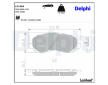 Sada brzdových destiček, kotoučová brzda DELPHI LP1684