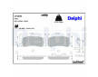 Sada brzdových platničiek kotúčovej brzdy DELPHI LP1691