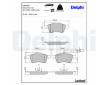 Sada brzdových destiček, kotoučová brzda DELPHI LP1707