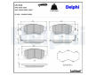 Sada brzdových destiček, parkovací brzda DELPHI LP1718