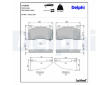 Sada brzdových platničiek kotúčovej brzdy DELPHI LP1858