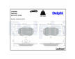 Sada brzdových platničiek kotúčovej brzdy DELPHI LP1900