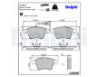 Sada brzdových platničiek kotúčovej brzdy DELPHI LP1913-18B1