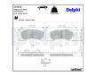 Sada brzdových destiček, kotoučová brzda DELPHI LP1918
